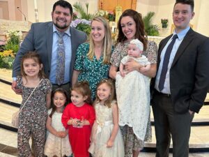 John Colaneri Instagram - Happy Baptism to Carina! @colanerijenn you did an amazing job as the godmother. #godbless 

@kccolaneri @nicole.colaneri @ccolaneri06 @dschulte16