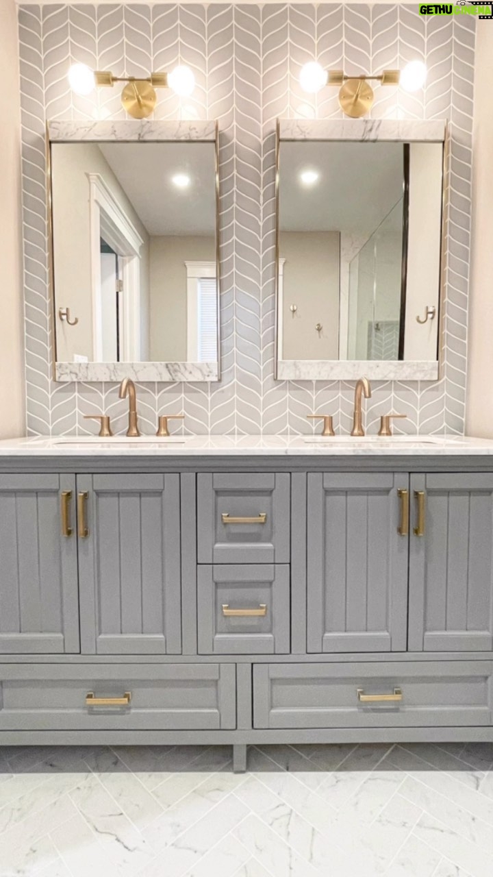 John Colaneri Instagram - I loved designing this #masterbathroom in my friends home! #perfection #bathroomdesign #bathroomremodel #designgoals #designinspiration New Jersey