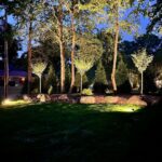 John Colaneri Instagram - Stone walls are complete for summer and #architectuallightingdesign is in full effect! When working with #naturalstone on your property you can get amazing shadow effects when lit at the right angles. I have become obsessed with #landscapelighting and proud of it! LOL. #landscapedesign #stone #stonedesign Stone by @northernvalleystone