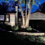 John Colaneri Instagram - Stone walls are complete for summer and #architectuallightingdesign is in full effect! When working with #naturalstone on your property you can get amazing shadow effects when lit at the right angles. I have become obsessed with #landscapelighting and proud of it! LOL. #landscapedesign #stone #stonedesign Stone by @northernvalleystone