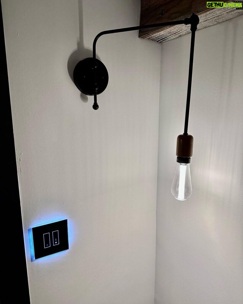 John Colaneri Instagram - Check out the new switches by @iottysmarthome I just installed in our basement. They are sick! They have it all design, tech, and easy install. I always want to add pieces that are talking points when family or friends come over and these are it! Go to my link in bio to check them out and use code: JMC25 to get 25% off your first order. If you want #italiandesign in your home then look no further. Enjoy! #design #designer #designinspiration #designgoals #lightingdesign #lightdecor #lightdecoration
