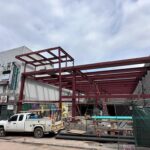 John Colaneri Instagram - So much is going on at @patelbrothers #jerseycity. The new store when complete is going to be the destination grocery store for all of #HudsonCounty. You will see from the progress pics that all the main steel is in for phase 1. We are building this in 2 phases and only half of the building is what you see now. More to come, but this is really starting to move now! #build #design #grocerystore @architect_rd_design Jersey City, New Jersey