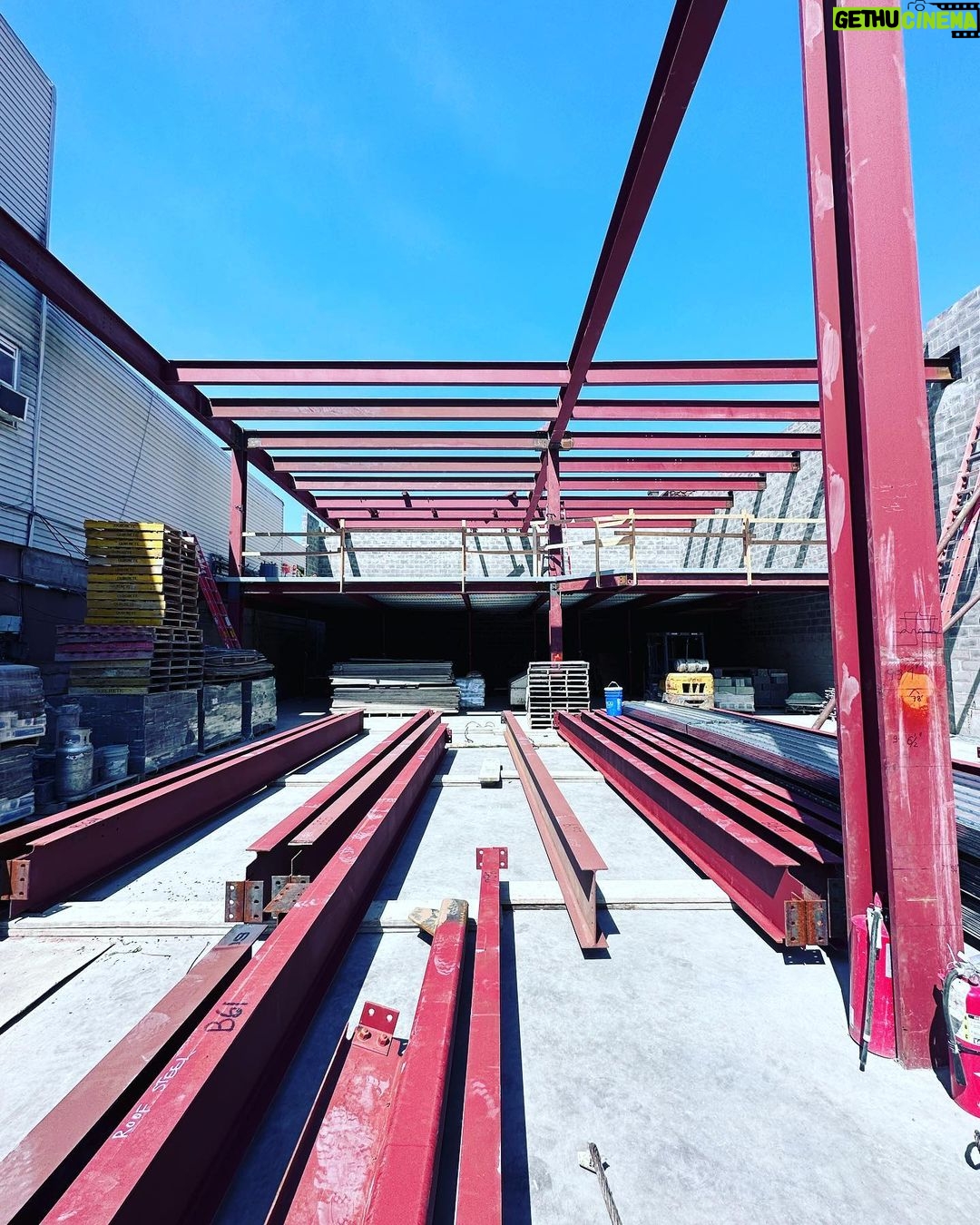 John Colaneri Instagram - #craneday @patelbrothers in #jerseycity. Roof steel and front steel pieces are being loaded in and installed. One step closer to our roof and closing in the building. Huge progress! #njbuilder #jerseycitynj
