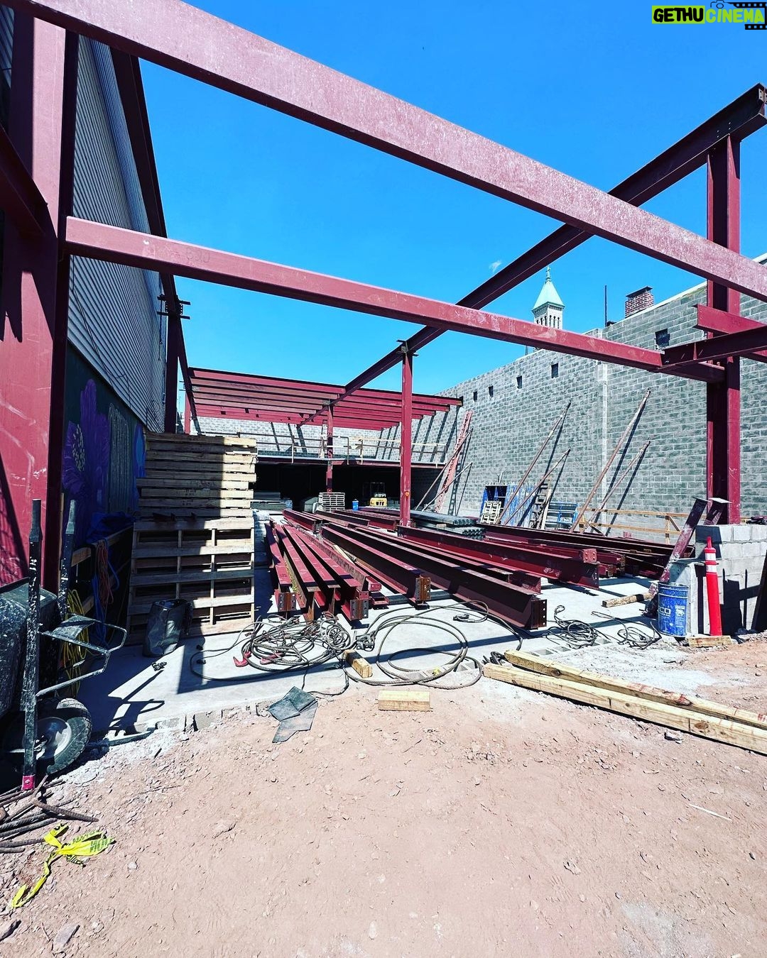 John Colaneri Instagram - #craneday @patelbrothers in #jerseycity. Roof steel and front steel pieces are being loaded in and installed. One step closer to our roof and closing in the building. Huge progress! #njbuilder #jerseycitynj