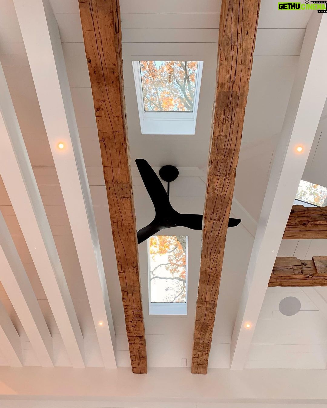 John Colaneri Instagram - With Spring here I cannot wait for the exterior projects to start at my clients homes and I have a couple planned at my home this year! I love how my client let me design these hand hewn beams from @realantiquewoodmill into there covered patio and outdoor kitchen! It is such a statement piece in the rear yard! #springdesign #design #designideas #designgoals #designmotivation #njdesigner #njbuilder New Jersey