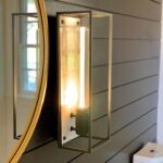 John Colaneri Instagram - #bathroomremodel dreams! Even the smallest bathroom can have big #design power. Lights by @busterandpunch Trim by @windsorone Tile by @walkerzanger Vanity by @furnitureguild #bathroomdesign #bathroomdecor #design #designgoals #designinspiration