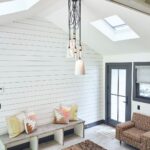 John Colaneri Instagram - My friends at @veluxusa just posted this question and I am interested in your thoughts. In two projects I designed and built I went with two different styles. Exposed reclaimed beams and no beams. What are your thoughts and which one do you like better? Beams or No Beams?? Beams made by @realantiquewoodmill #lilysheadesign #design #designgoals #designinspiration #njdesigner #njbuilders #letthelightin