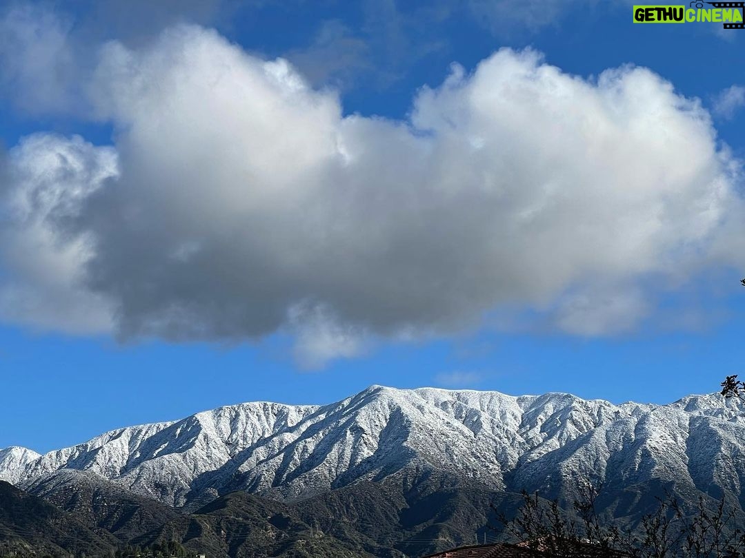 John Dolmayan Instagram - The misty mountains of La Canada a few weeks ago. My friends house has the best views.