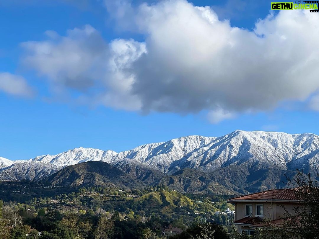 John Dolmayan Instagram - The misty mountains of La Canada a few weeks ago. My friends house has the best views.