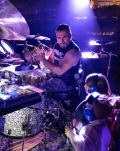 John Dolmayan Instagram - Had a little help with radio/video last night @gregwatermann
