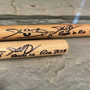John Dolmayan Instagram - Almost without fail at the end of our shows I throw that nights played sticks into the audience . Sticks usually last about two songs before the balance is affected by the loss of wood caused by hitting the rim of the snare or cymbals so there’s generally 8 to 10 pair to throw out to the audience ( if you’ve seen us live I do this at the end of the show ). It’s also one of the only times I’m afforded the opportunity to interact with the fans as I’m usually behind the kit . On rare occasions I will instruct Sako to save a set and take them home , here is one such pair . These hold special memories for me , for those of you who have them I hope they do the same for you . ♥️