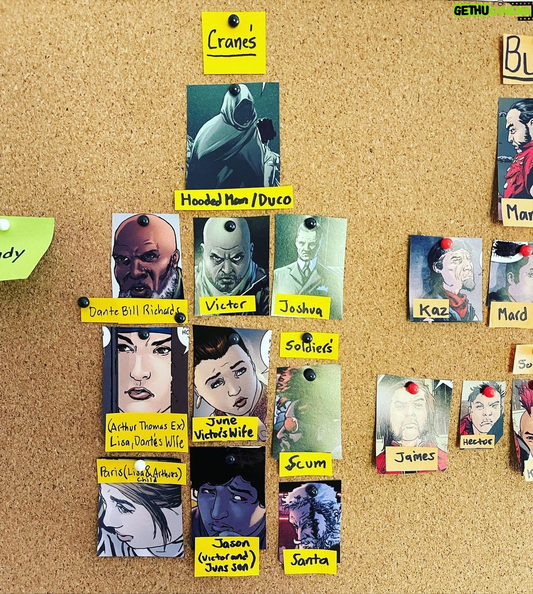 John Dolmayan Instagram - Started a character chart to organize and help with the massive world that is Ascencia!