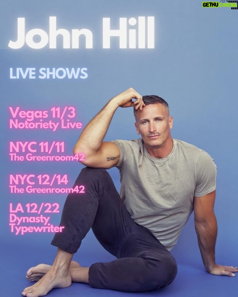 John Hill Instagram - Gonna end the year of shows with a hometown moment in LA at @dynastytypewriter 12/22. But two more shows in NY before then 11/11 and 12/14 get ur tix now Los Angeles, California