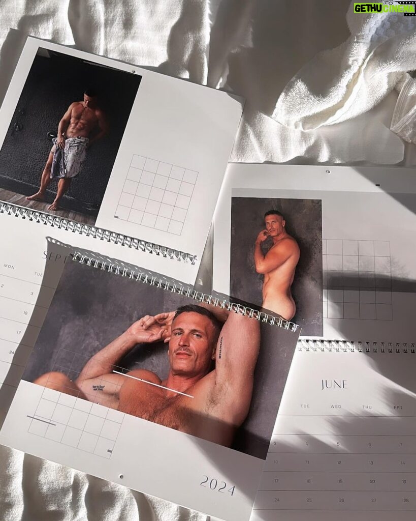John Hill Instagram - This was a joke but now they’re selling out - if you too would like to stuff someone’s stocking with the gift of my visible loins on a 2024 calendar email johnhillassistant@gmail.com they’re $100 which includes shipping 📷: @troyhallahan