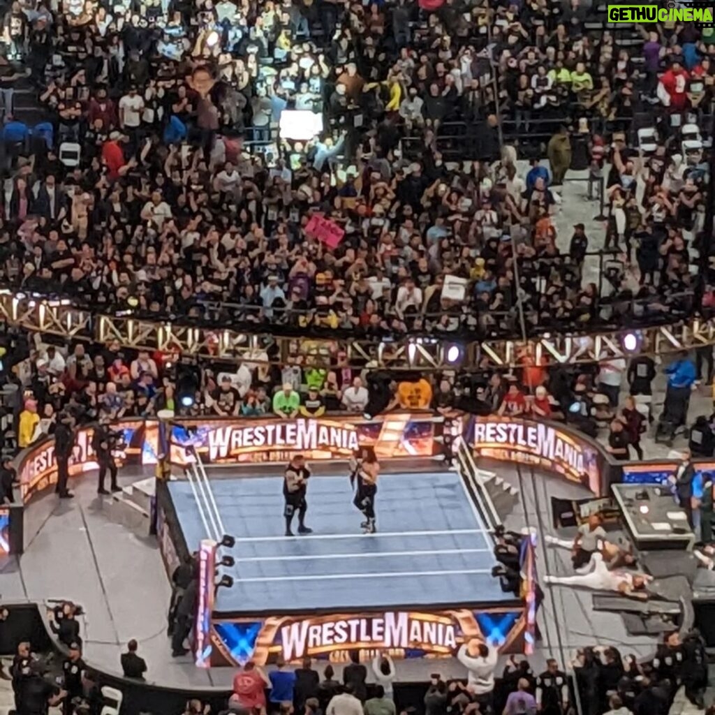 John Iadarola Instagram - First ever Wrestlemania! Amazing experience and some incredible matches