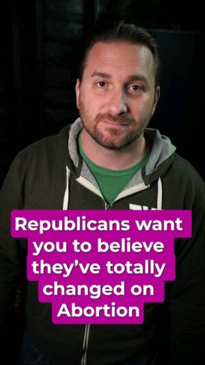John Iadarola Instagram - The GOP wants you to believe they're "recalibrating"on abortion following their failures in the midterms. Sure buddy, sure. 😂👍👍