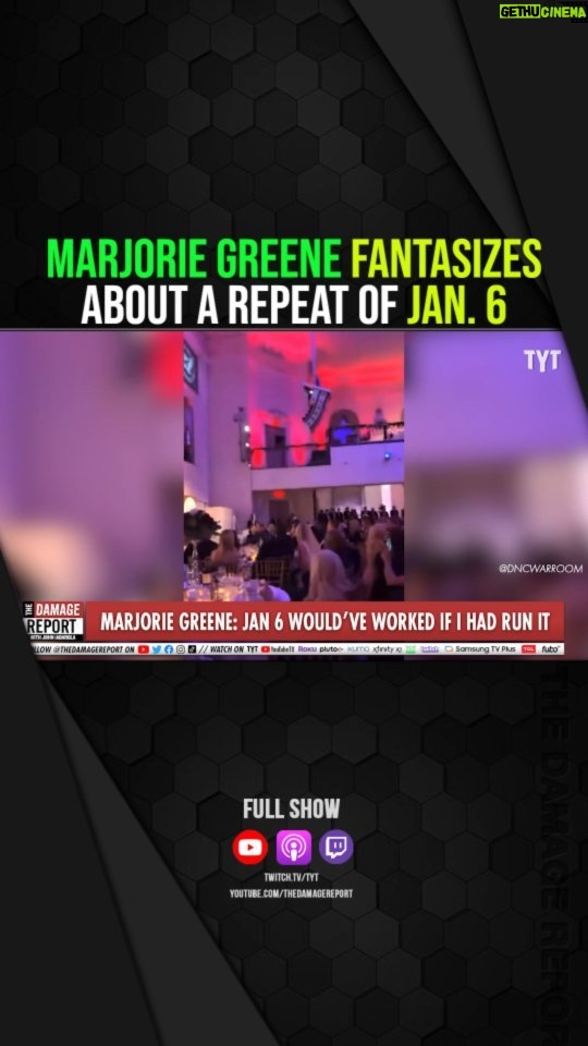 John Iadarola Instagram - Marjorie Greene Doesn't Think Jan. 6 Was Violent Enough #fyp #foryou #foryoupage #tyt #politics #government #cenkuygur #anakasparian #johniadarola #damagereport #damagereporttyt #capitol #capitolriots #january6 #trumpriots #capitolattack #violence #victory #confidence #fantasy