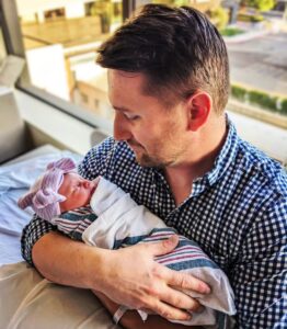 John Iadarola Instagram - Say hello to Reyna, who couldn't wait to get life started, so she showed up a week early! 😂👶❤️ Mom and baby are both home and in great health.