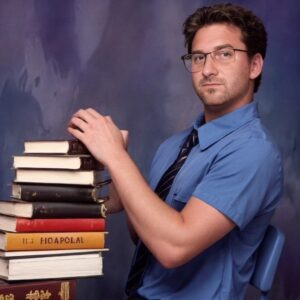 John Iadarola Instagram - Coming out of this #aiyearbook challenge still less of a dork than I actually was back then 😅