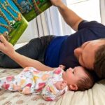 John Iadarola Instagram – Reading Reyna “Dragonboy” 🐉 📖 👶 😍