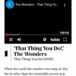 Johnathon Schaech Instagram - “What else could the number-one song on this list be other than the irresistible power-pop tune by a band that first called itself the Oneders? #TomHanks directorial debut about an early-Sixties group that has one big hit before disbanding would not work at all if the title song was not wholly convincing. But the late #AdamSchlesinger proved his bona fides as the unquestioned master of the fake-pop-song form with the tight harmonies and catchy riffs he wrote for these one-hit wonders. The song plays in full or in part 11 different times in the film, and never gets old.” A.S. @rollingstone @tomeverettscott @stevezahn @ethanembry #GaryGoetzman and #JonathanDemme We are still climbing the charts! I love everyone for loving #thatthingyoudo 🙏🏽❤️