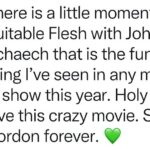 Johnathon Schaech Instagram - Been wanting to share this with all of you. I think this movie is so much fun. With the world the way it is (horrific), I like my horror R, fun and entertaining. The movie is titled #SuitableFlesh it’ll be on @AMC. I have wanted to work with Heather Graham since i first met her. She’s magnificent and kind. We should have worked together in the 90’s but I’m glad we waited! @thejoelynch @barbaracrampton @imheathergraham @judah_lewis #hplovecraft #film thank you @screenrant Best way to see suitable flesh https://www.amazon.com/Suitable-Flesh-Heather-Graham/dp/B0CGRHWDVL