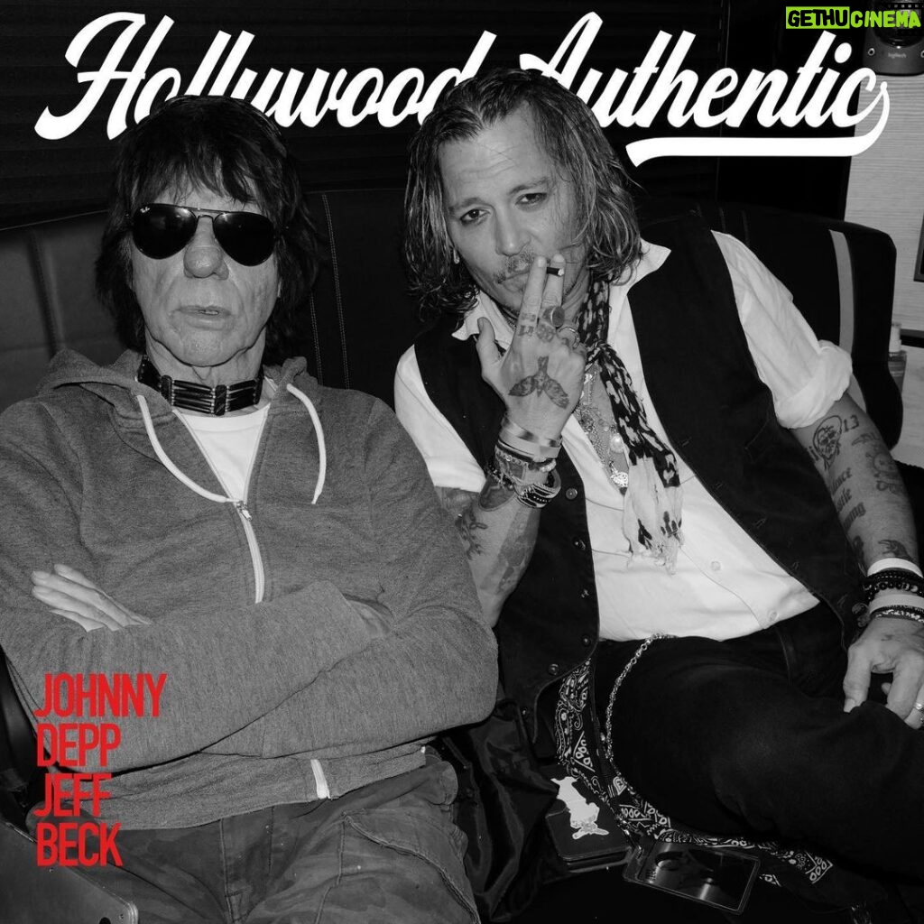 Johnny Depp Instagram - Watch @gregwilliamsphotography on the road with @johnnydepp and @jeffbeckofficial at @hollywoodauthentic tomorrow at 4pm UK time - 11am NY time. https://hollywoodauthentic.com #johnnydepp #jeffbeck #gregwilliams #hollywoodauthentic