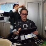 Johnny Depp Instagram – In the make-up trailer on ‘Minamata’, now on Digital & DVD in North America