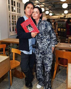Johnny Marr Instagram - With the fabulous @marymccartney and @stellamccartney at the launch of Mary’s new book Feeding Creativity. Yum. Pics Jed Cullen. Dave Benett.  #feedingcreativity