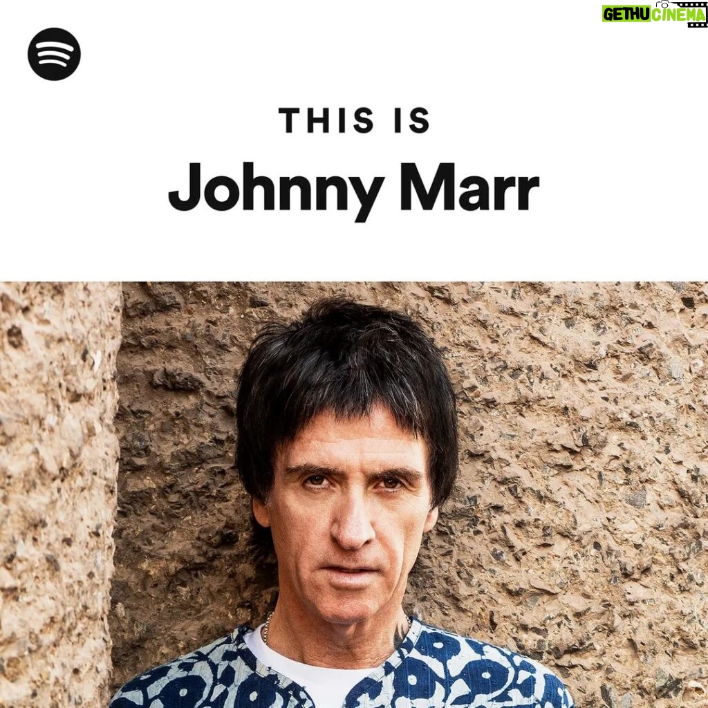 Johnny Marr Instagram - 'This Is Johnny Marr', now on Spotify.