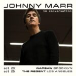 Johnny Marr Instagram - Looking forward to heading out to the US next month to talk about my book, Marr’s Guitars, live in Brooklyn and LA. Pre-sale opens Sept 28 10am ET, sign up to the mailing list for access. Link in bio.