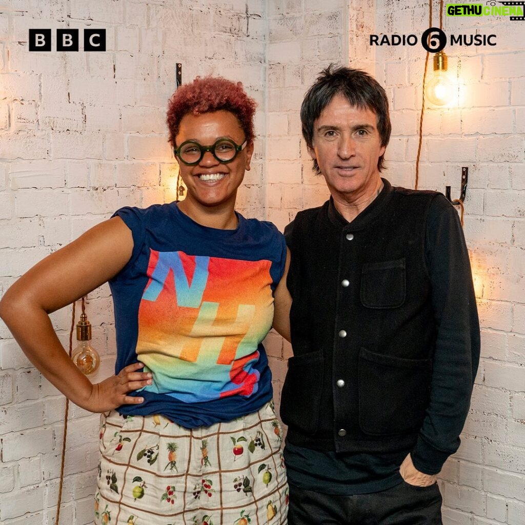 Johnny Marr Instagram - A truly Marr-velous morning 🎸 Johnny Marr joined Gemma to chat all about his new Artist in Residence series for 6 Music. You can listen to all the episodes now by searching for 'Johnny Marr Artist in Residence' on @bbcsounds