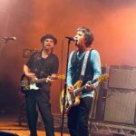 Johnny Marr Instagram - Love and thanks to the great Gaz Coombes for joining us last night @gaz_coombes pic @overtired