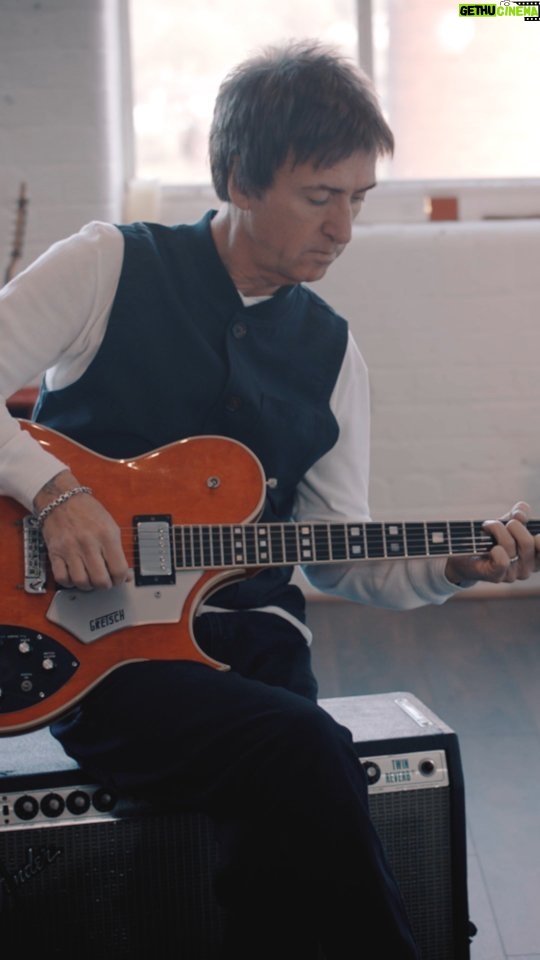Johnny Marr Instagram - Johnny's 1977 Gretsch Super Axe used to write 'Hand in Glove'. 'Marr's Guitars' is out and available now.
