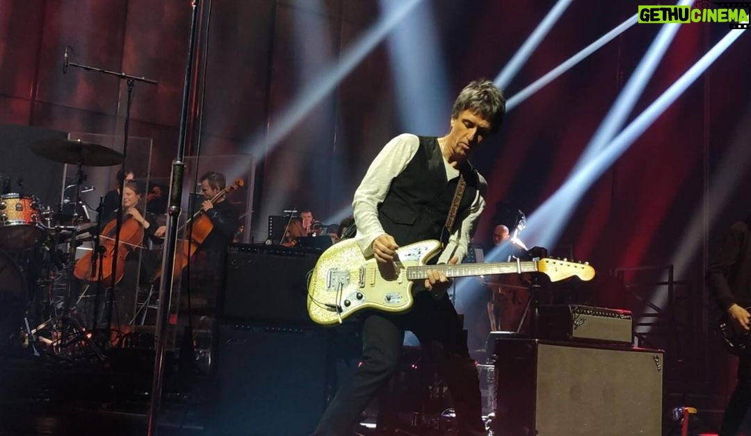 Johnny Marr Instagram - Well that seemed to go jolly well. Thanks to all at the orchestra shows. Let’s do it again sometime. Pic @simonsanders