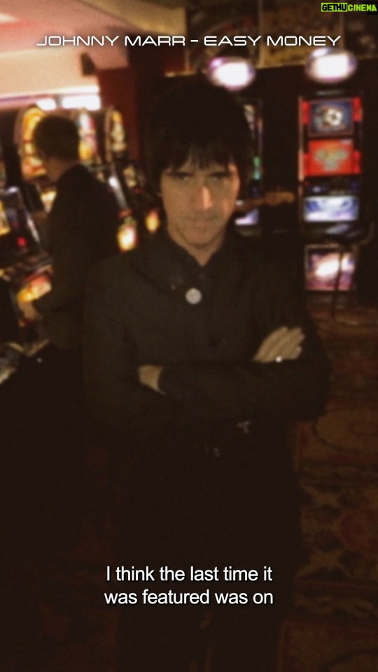 Johnny Marr Instagram - “Out of that touring energy came the song, ‘Easy Money’"
