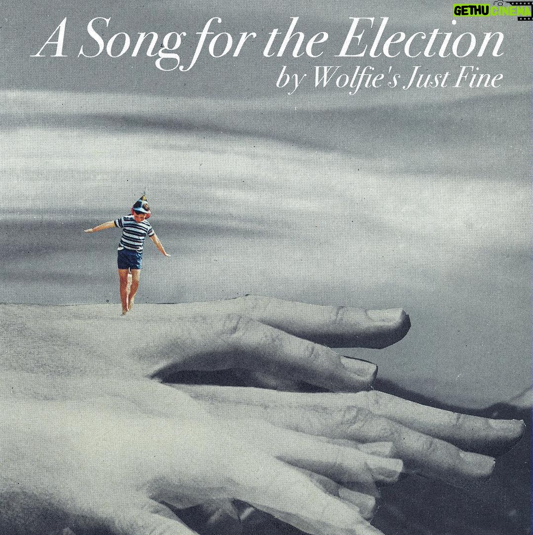 Jon Lajoie Instagram - The cover art for the latest "Wolfie's Just Fine" single is a a piece by the mystical Seattle collage artist @jessetreececollage. Song link: https://soundcloud.com/wolfies-just-fine/a-song-for-the-election