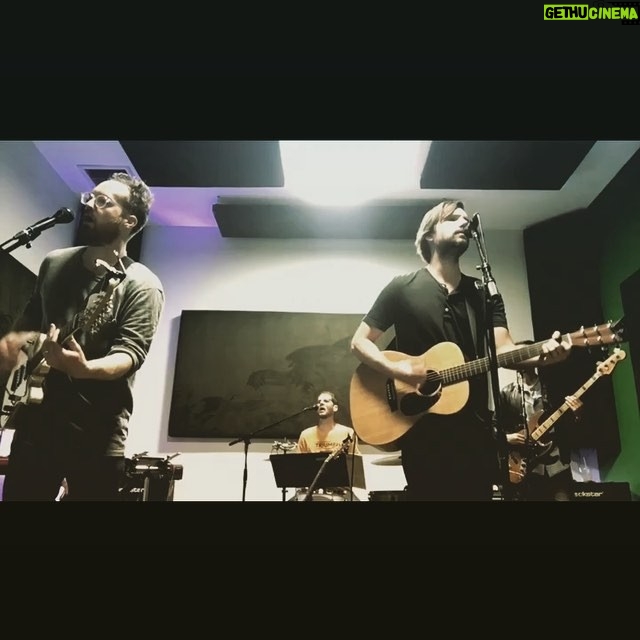 Jon Lajoie Instagram - Wolfie's Just Fine's rehearsing for upcoming shows, and I'm seriously trying not to forget the lyrics to "I Forgot." @wolfiesjustfine @mattmayhall, @jontitterington, @tajistation, @extrakilometre