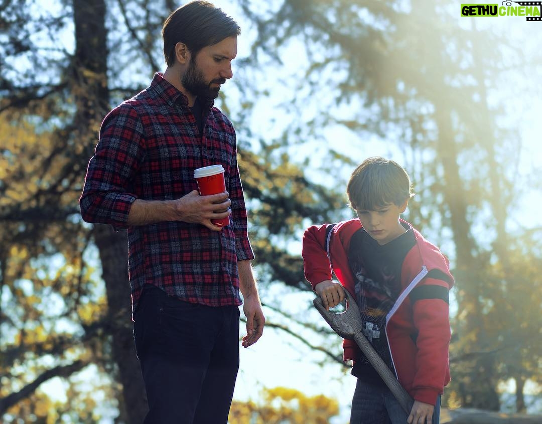 Jon Lajoie Instagram - Helping the upsettingly talented Gabriel Bateman get into character before a take of digging. He carried this video on his tiny shoulders, we are so grateful we found him! Griffith Park