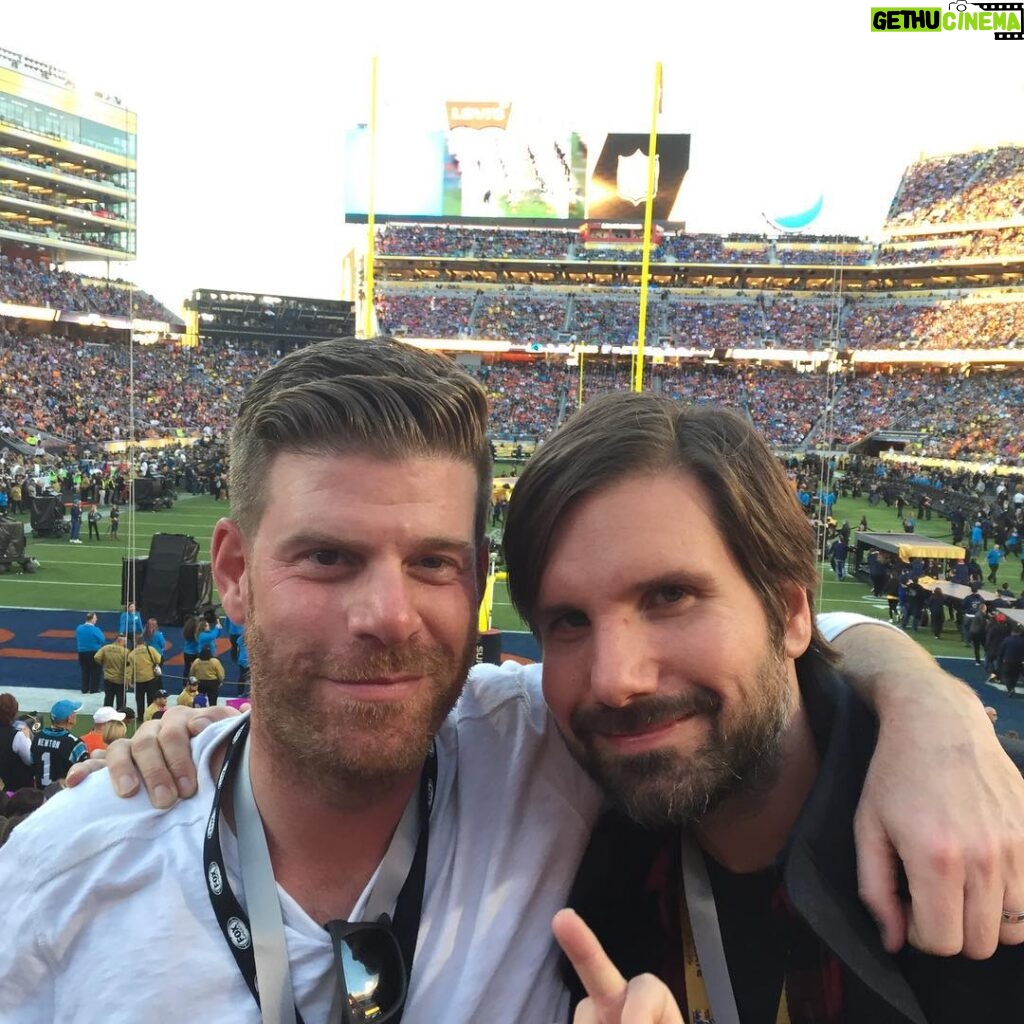 Jon Lajoie Instagram - Brothers hanging at the football thing.