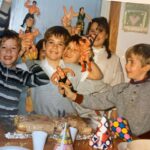 Jon Lajoie Instagram - My brother found an old pic of us from right around the time I’m referring to in the song/video for “Hulk Hogan Slammed Andre the Giant.” Pure. Joy. (I’m the kid sandwiched between Bundy and Mr. Wonderful)