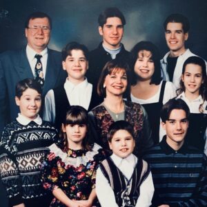 Jon Lajoie Instagram - She not only gave birth to and raised nine children, but she did it without the internet, cell phones, or even cable. That alone should earn her a place in the motherhood hall of fame. She made sure we all felt loved, and special, while somehow keeping us all fed, healthy, and happy.  She never complained, and even more impressively, never once made fun of my haircut and earring. Not once. She always encouraged me to pursue acting, music, and the arts, which in hindsight is reckless parenting, but I’m incredibly grateful that she believed in me even when I didn’t. Today she is the funnest, silliest, most playful grandma ever to her 11 grandchildren (and counting), a shining light in her community, and still the best mom ever made in the world. I love you so much, mom. Thank you for EVERYTHING. Happy Mother’s Day