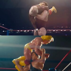 Jon Lajoie Instagram - As kids, we took playing with our  toys VERY seriously. As adults, it only felt appropriate to do the same. What a joy it was to recreate this historic match with the toys that embodied pure magic and imagination for me (and so many of us) as children. To view the full video for “Hulk Hogan Slammed Andre the Giant,” go to my profile page.