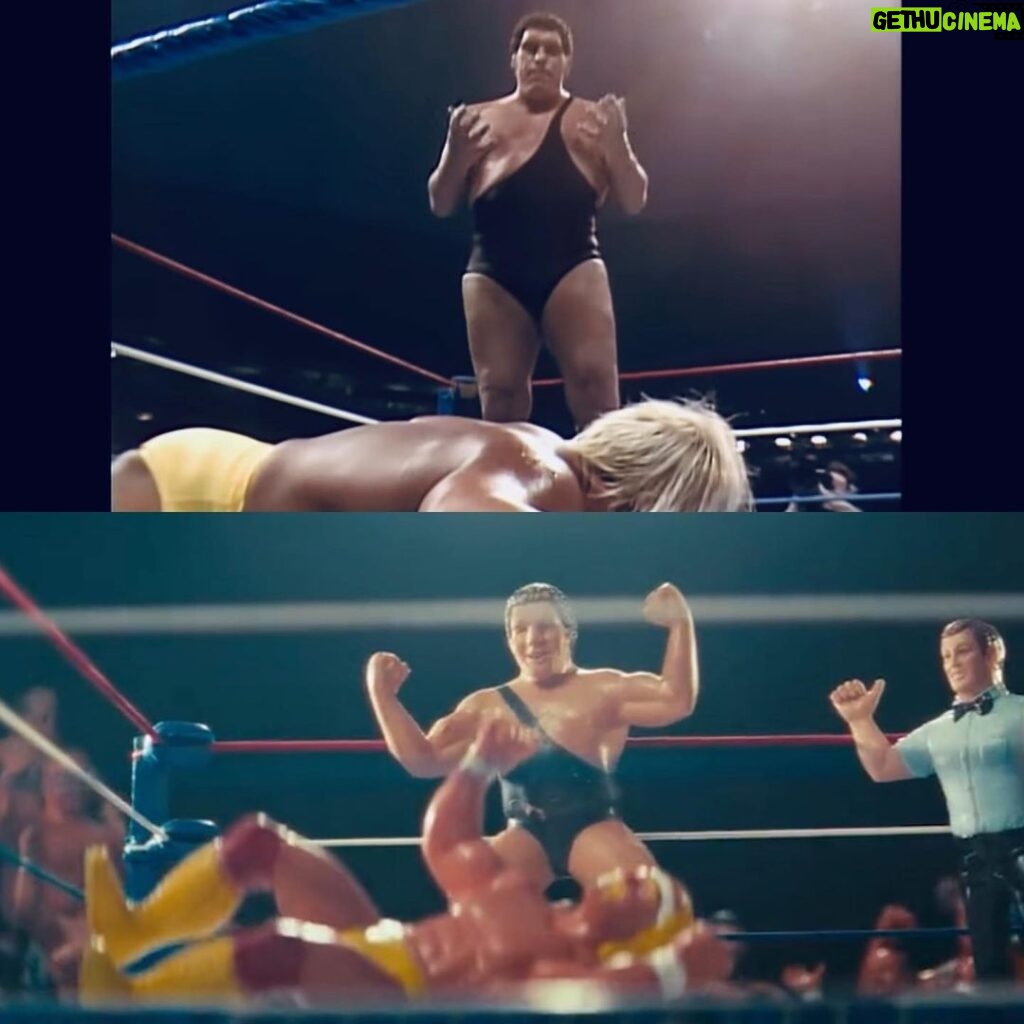 Jon Lajoie Instagram - As kids, we took playing with our toys VERY seriously. As adults, it only felt appropriate to do the same. What a joy it was to recreate this historic match with the toys that embodied pure magic and imagination for me (and so many of us) as children. To view the full video for “Hulk Hogan Slammed Andre the Giant,” go to my profile page.