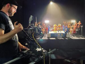 Jon Lajoie Instagram - Making the music video for “Hulk Hogan Slammed Andre the Giant” was a magical experience, and really brought out the child-like joy in all of us. The video is as special as it is because of the following people:

@justinslademcclain 
There is no video without Justin Slade McClain (Or there’d be a really bad one shot on my iPhone on my back porch). He not only co-directed it with me, but was the DP, production designer, camera operator…  Basically, he did all the beautiful work you see, and I got to say “Maybe the shot should be a little wider here?” once in a while. He was my creative partner in this, or more accurately, I was his creative partner. He did the filmmaking equivalent of lifting a 520 lbs giant and slamming him. 

@marquesvmallare AC extraordinaire brought his A game into the ring, and a contagious lightness of spirit that brought laughter and smiles on set even when the match wasn’t going our way.

@cjmorarocks Art Department / Puppeteer who not only controlled the chaos of everything you see on screen, but was one of two puppeteers who breathed life and humanity into these 
motionless vintage LJN rubber wrestlers. 

@walleyewilds was our wonderful gaffer who lit these wrestlers gorgeously, and was also the second puppeteer responsible bringing humanity to 35 year old hunks of rubber. 

@dunphy7 Our editor who turned 6 hours of footage into a nuanced, gentle 4-minute emotional journey into the past. 

@midnightdogs for bringing the 80s VHS vibe to our fam footage

@rkmstudios_color for once again giving our footage a glorious, nuanced cinematic beauty that gives everyone the impression that we had the budget of a Spielberg movie. 

Last but not least, the heart of the video, the boys and grandma. It was an honor, and such an incredibly beautiful and emotionally layered experience to recreate a moment from my childhood with my family. There were 3 generations of Lajoies involved! My nephews played the role of the “the boys” and my mother played “Grandma.” My brother Jer and my sister-in-law Mel were on set as well. And the classic LJN figures and the championship belt were from my older brother Jason’s collection. 

Peak life/creative experience ❤️