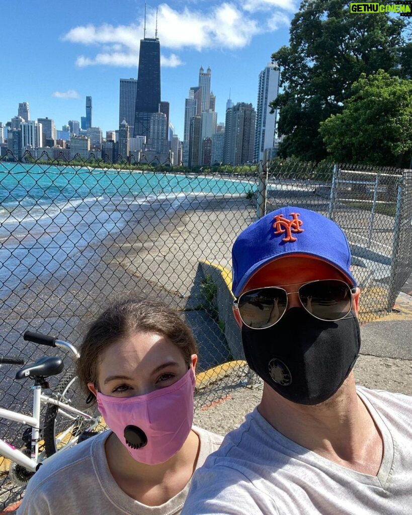 Jon Seda Instagram - Even though #chicago ‘s not totally open yet, it’s great to get the bikes out on the path at #lakeshoredrive