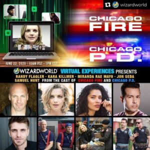 Jon Seda Instagram - Repost from @wizardworld
•
Wizard World Virtual Experiences is bringing Chicago Fire & Chicago P.D. to the virtual screen on Monday, June 22!

Join @randyflagler (Harold Capp), @karebearacares (Sylvie Brett), @mrmayo (Stella Kidd), @jonseda (Antonio Dawson) and @hunt4.sam (Greg "Mouse" Gerwitz) for a FREE live moderated video Q&A, plus one-on-one video chats, recorded videos and autographs! This event starts at 10am PT / 1pm ET.

Fans can virtually attend sessions on their computers and mobile devices.

As part of the event, FANS ACROSS THE GLOBE can:

Submit questions via chat during the FREE 45-minute panel featuring our celebrity guests (open to everyone, no entry fee to watch or submit)

Participate in a personal, exclusive two-minute live video chat with each celebrity (paid)

Purchase a recorded video from the participating guests (specifying the message if desired)

Purchase an autograph on an 8”x10” photo. (Shipping is included on all Autographs.) 🎟️ GET YOUR TICKETS NOW: wizardworldvirtual.com June 22 2020 #WizardWorld #WizardWorldVirtualExperiences #OneChicagoVirtualExperiences #OneChiacgo