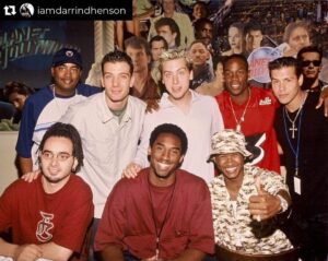 Jon Seda Instagram - “Don’t worry about how hard anyone else works, be you, do what YOU gotta do” thankful for those words from #KobeBryant Our hearts go out to all the victims families & loved ones. •Repost from @iamdarrindhenson
🙏🏾 with #Kobe kris ,Johnny Wright. J.C. lance , usher  jon seda and Me. Celeb basketball in nyc. Kobe was our coach of course we won ...R.iP🙏🏾🦅