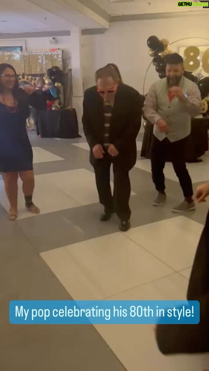 Jon Seda Instagram - You can see where I get my dance moves from! Happy Birthday Pop!