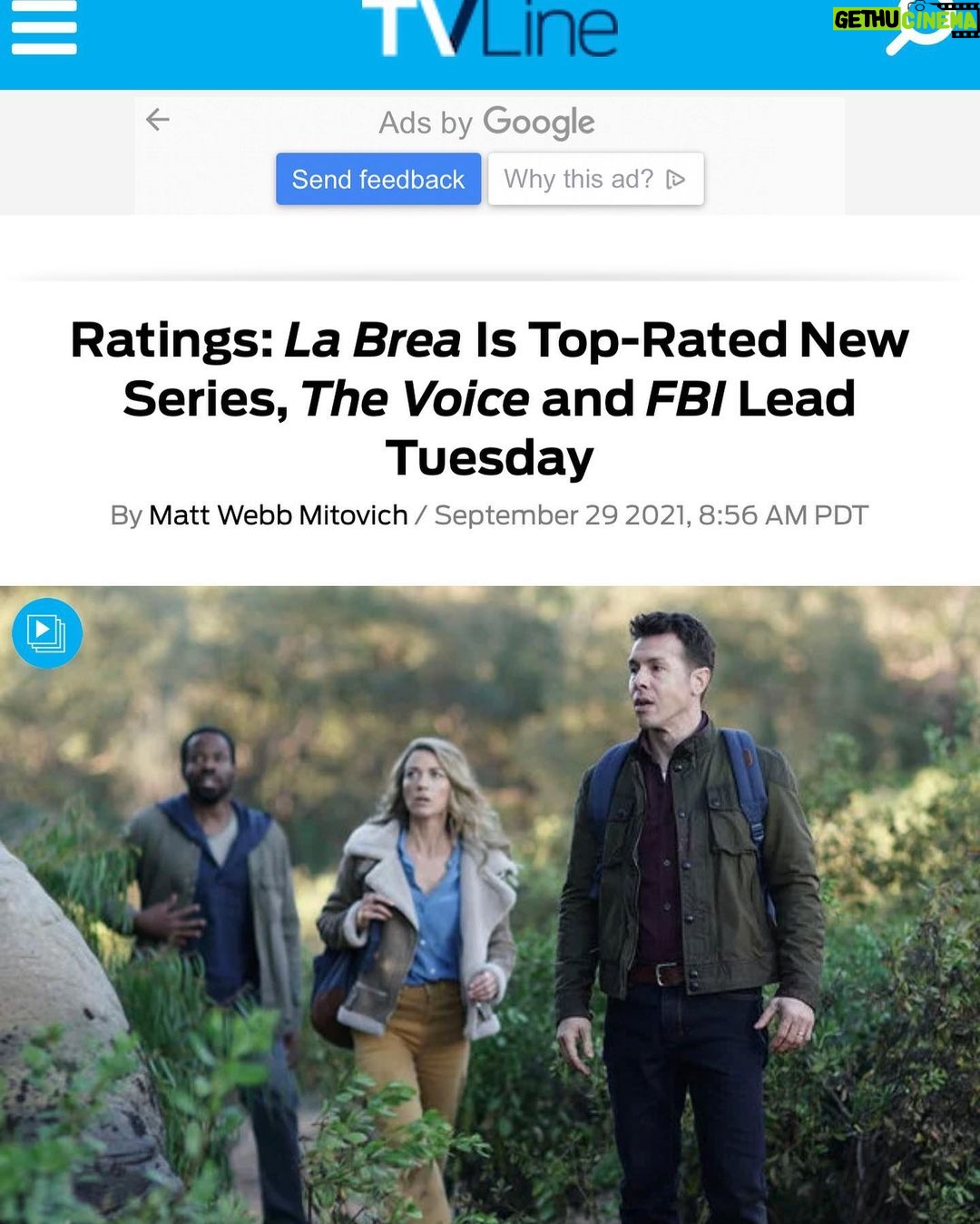 Jon Seda - 8.5K Likes - Thanks for jumping in with us! 👊🏻 #LaBrea @NBC